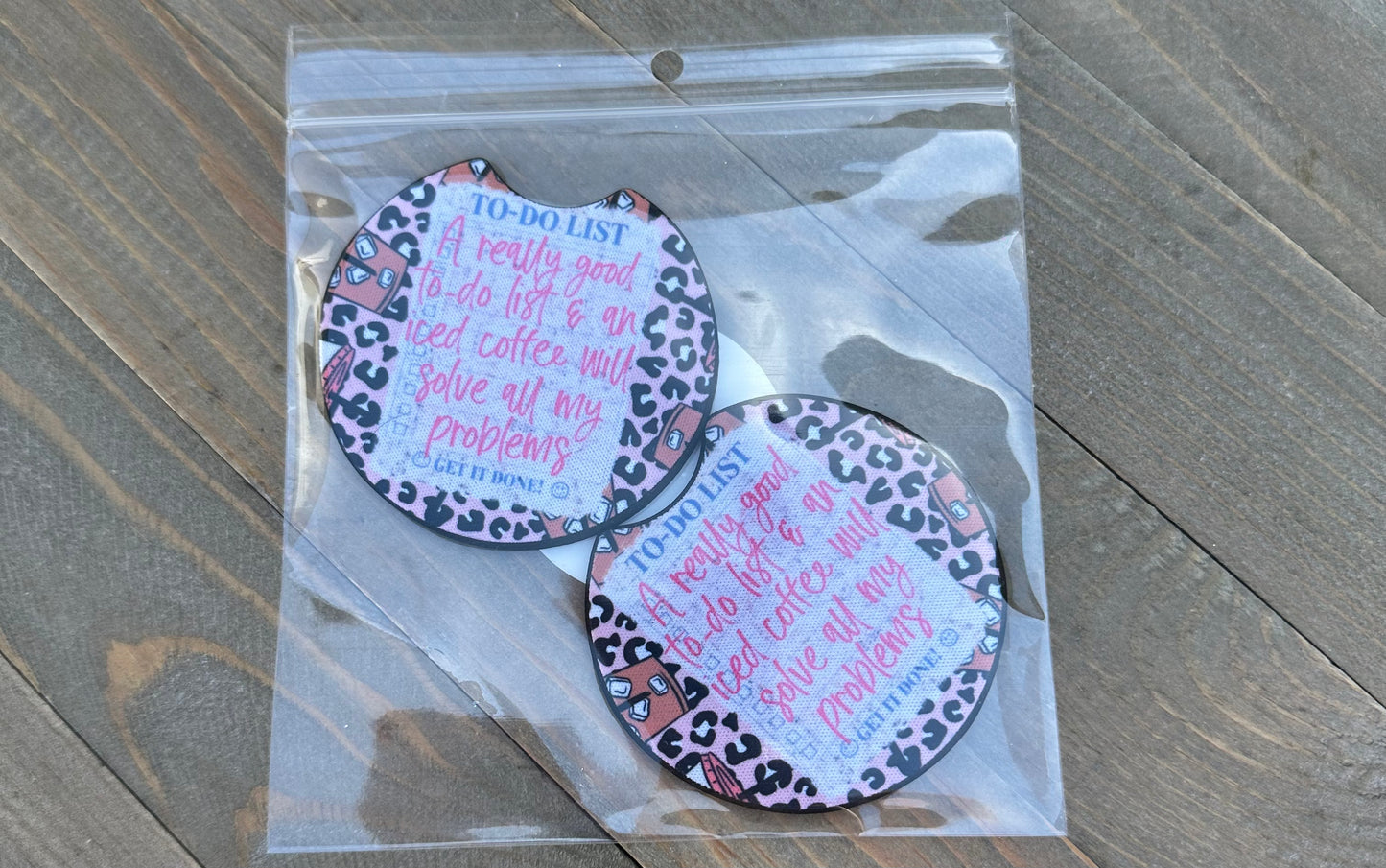 TO-DO LIST CAR COASTERS