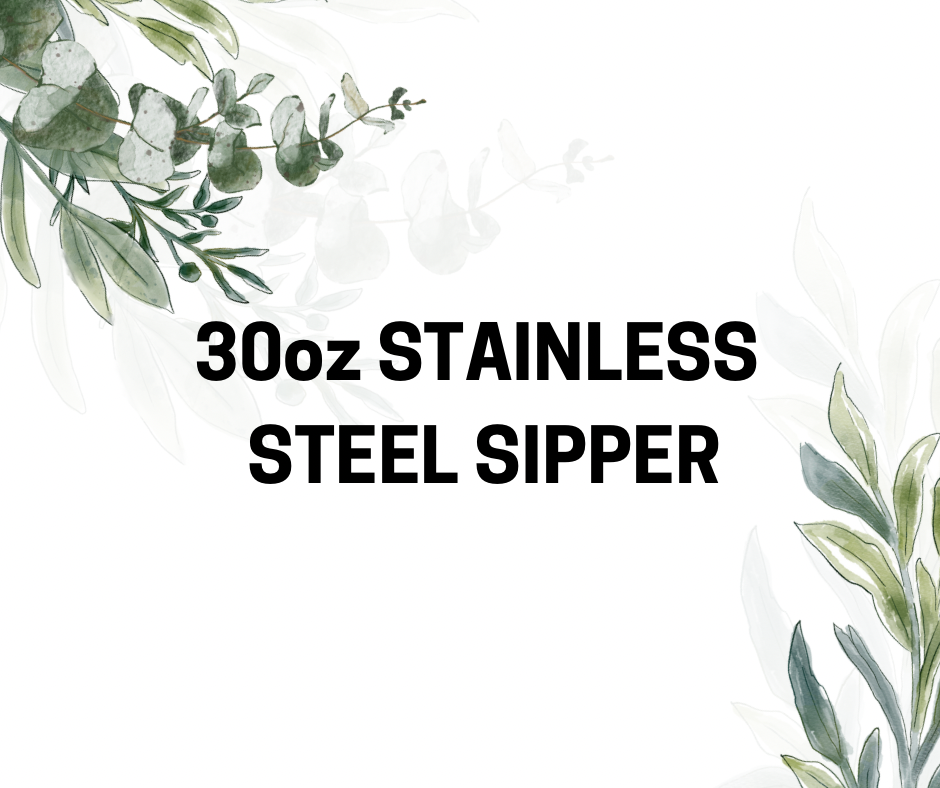 30oz Stainless Steel Sipper