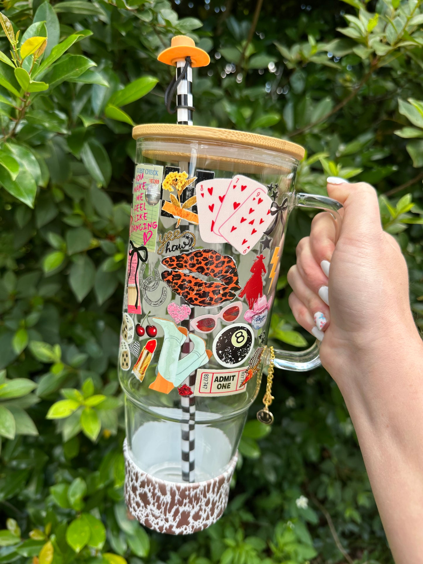 40oz Glass with Accessories
