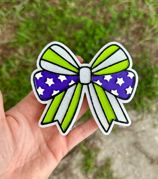 STARS + STRIPES BOW - CINNAMON APPLE