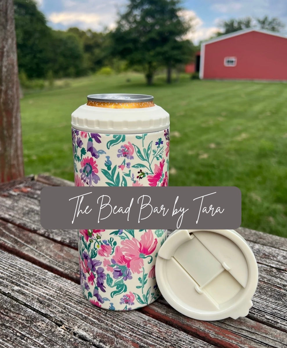 FLORAL CAN KOOZIE