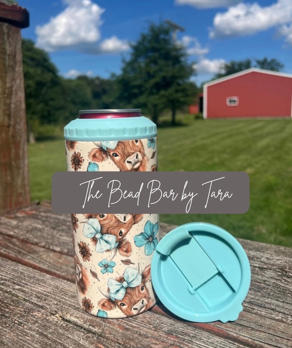 HIGHLAND COW CAN KOOZIE