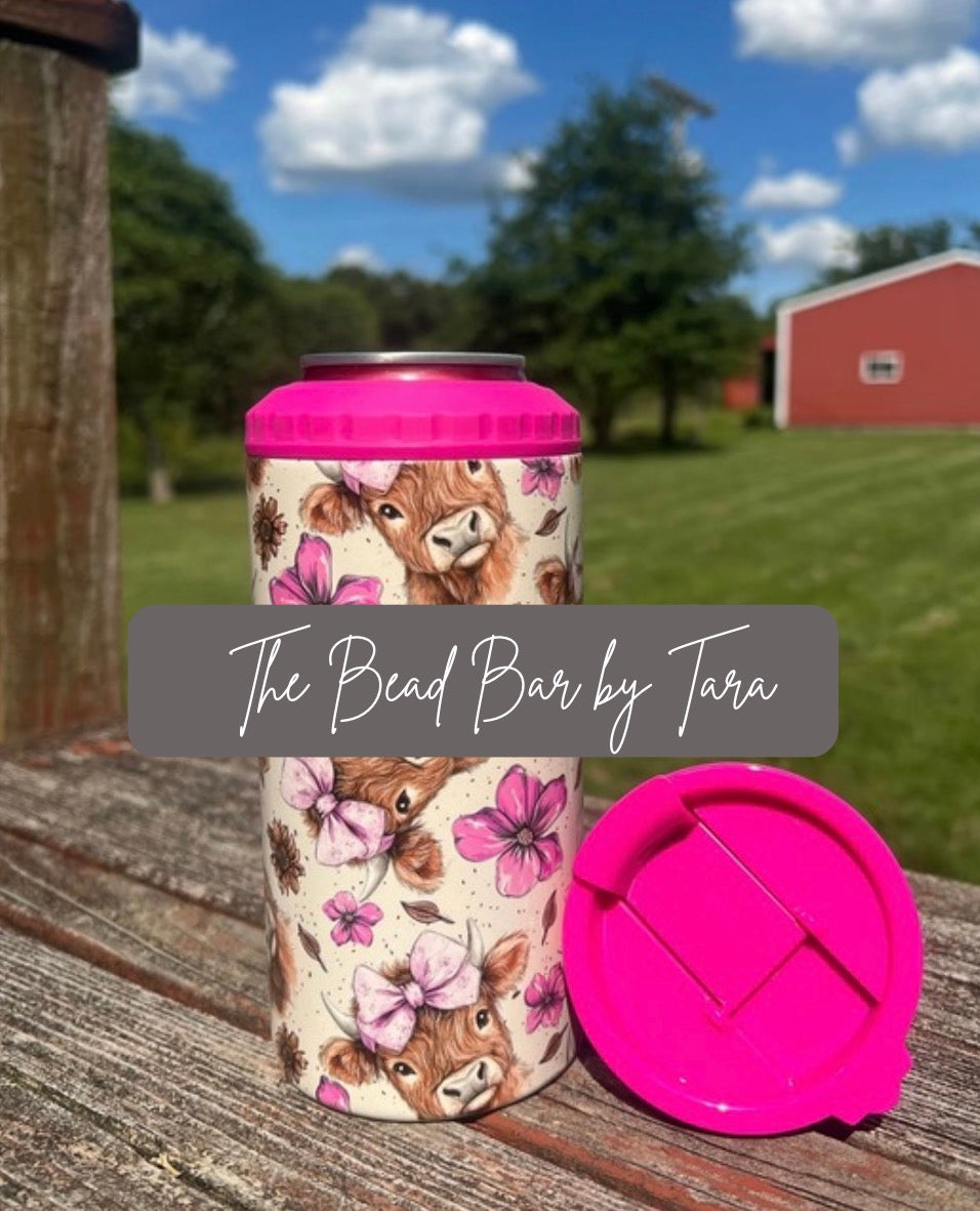 HIGHLAND COW CAN KOOZIE