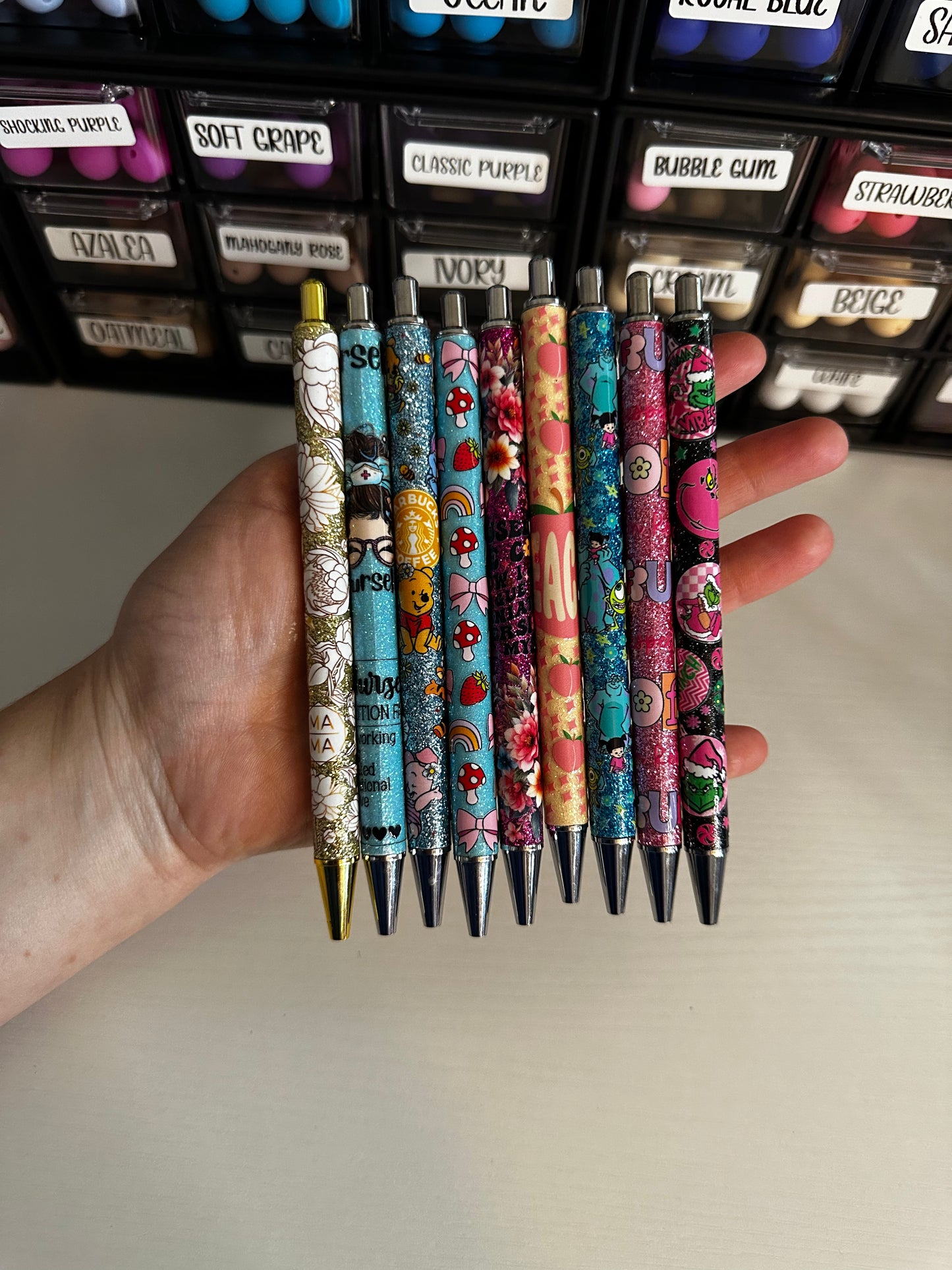 Wrapped Click Pens