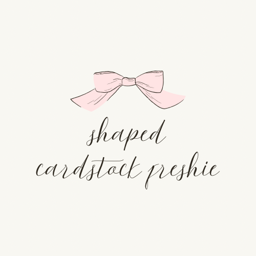 SHAPED CARDSTOCK FRESHIE
