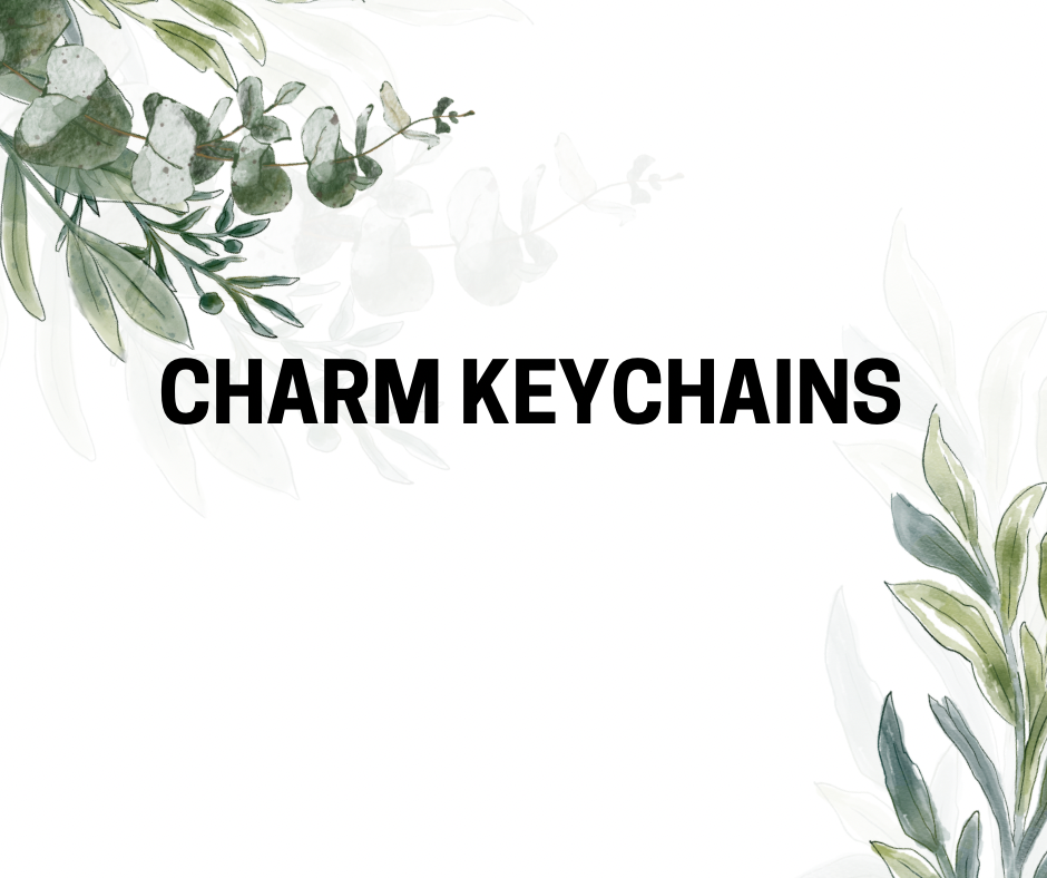 Charm Keychains + 5 Charms