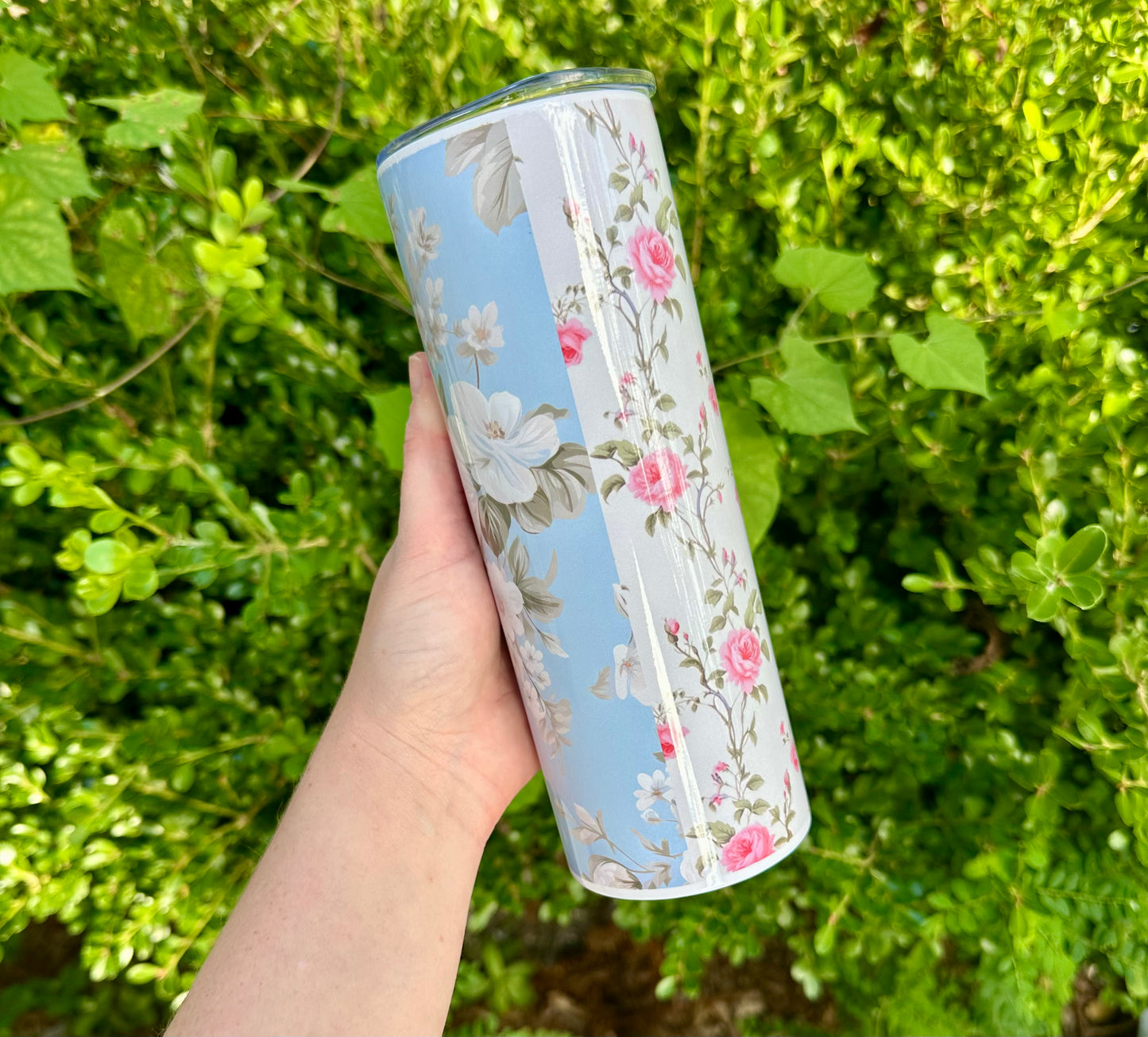 20oz sublimation- vintage flowers (oopsie cup)