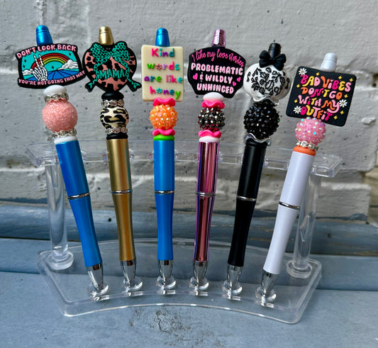 BEADED FOCAL PEN